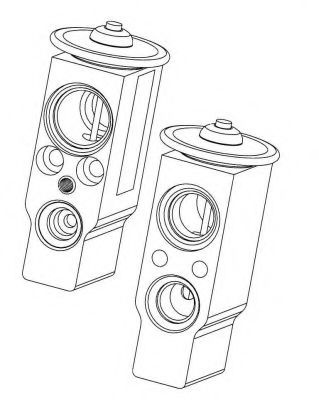 Supapa expansiune, clima PEUGEOT 206 Hatchback (2A