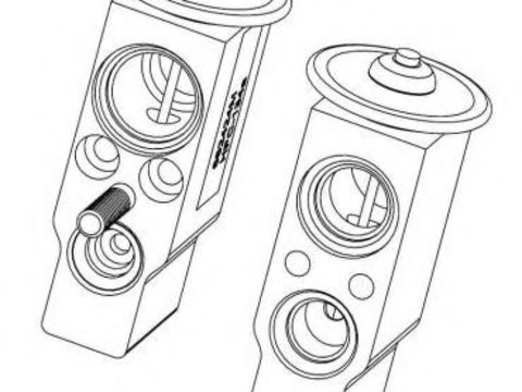 Supapa expansiune, clima RENAULT SYMBOL II (LU1/2) (2008 - 2013) NRF 38372 piesa NOUA