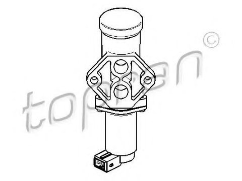 Supapa reglaj mers in gol,admisie aer OPEL ASTRA F Combi (51, 52) (1991 - 1998) TOPRAN 205 636 piesa NOUA