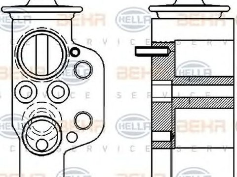 Supapa senzor clima AUDI A4 8K2 B8 HELLA 8UW 351 239-621