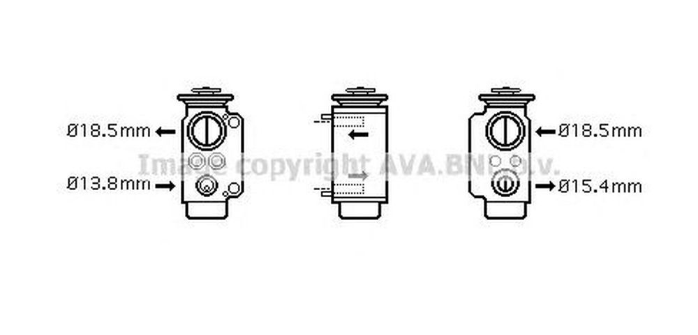Supapa senzor clima BMW X3 F25 AVA BW1240