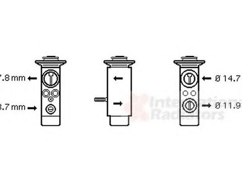 Supapa senzor clima BMW Z8 E52 VAN WEZEL 06001089