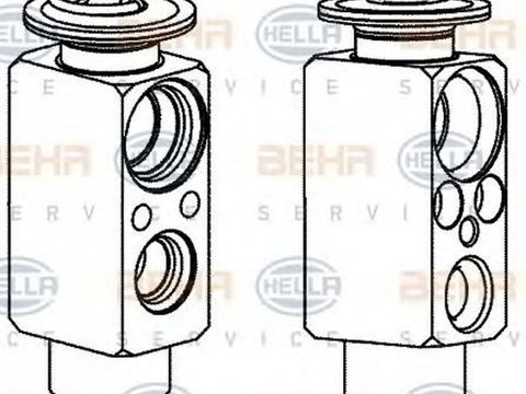 Supapa senzor clima DAF XF 95 HELLA 8UW351336251