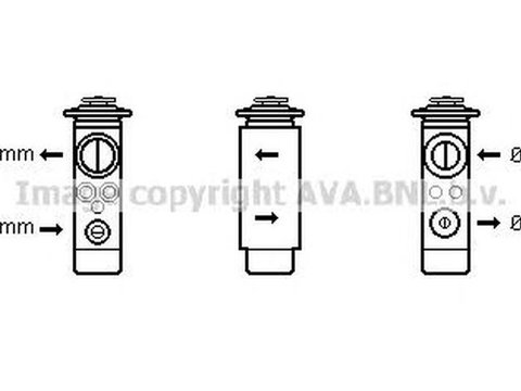 Supapa senzor clima FIAT MAREA 185 AVA L1024