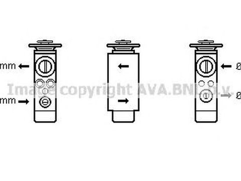 Supapa senzor clima FORD ESCORT CLASSIC Turnier ANL AVA FD1380