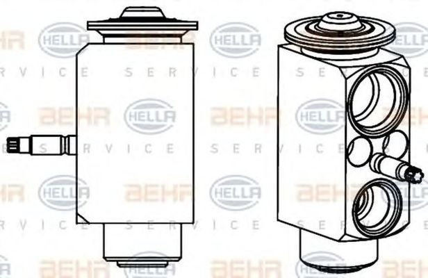 Supapa senzor clima FORD FOCUS III limuzina HELLA 8UW351234551