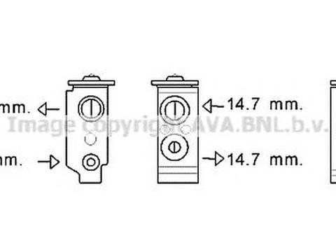 Supapa senzor clima HYUNDAI SANTA F II CM AVA HY1385