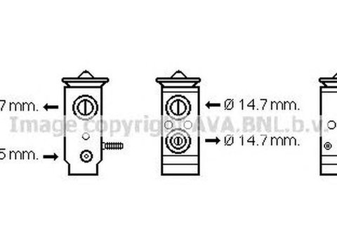 Supapa senzor clima KIA CERATO LD AVA K1187