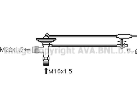 Supapa senzor clima LEXUS LS UCF20 AVA TO1684