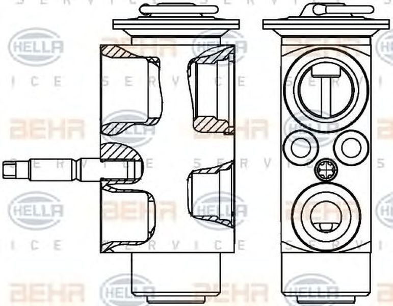 Supapa senzor clima MINI MINI PACEMAN R61 HELLA 8UW 351 239-601