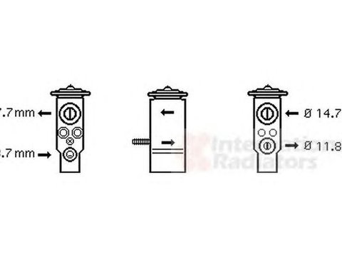 Supapa senzor clima RENAULT SYMBOL I LB0 1 2 VAN WEZEL 43001332