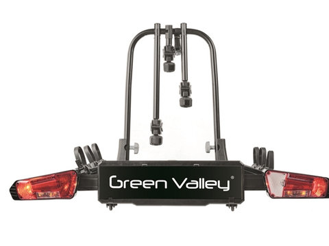 SUPORT 3 BICICLETE (4 CU ADAPTOR) PRINDERE PE CARLIG REMORCARE TOURER GREEN VALLEY