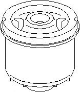 Suport, ax SEAT CORDOBA limuzina (6K1, 6K2), VW POLO (6N1), SEAT IBIZA Mk II (6K1) - TOPRAN 108 634