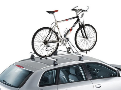 Suport bicicleta auto cu montare pe bare plafon