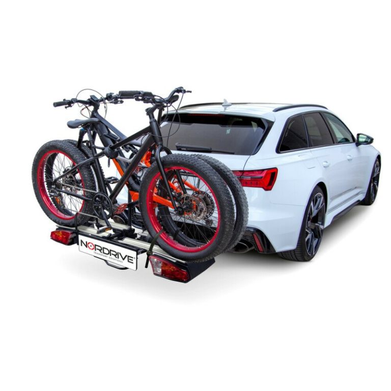 Suport biciclete pliabil cu fixare pe carligul de remorcare Asura 2 pentru 2 biciclete LAMN50420