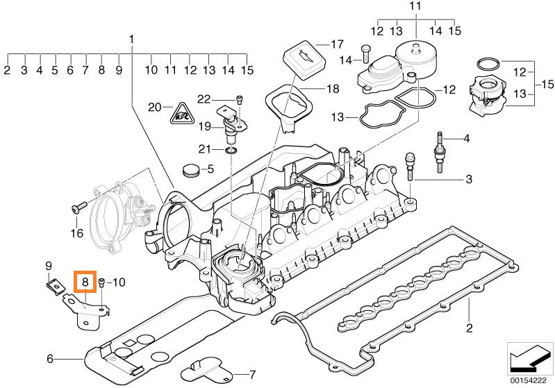 Suport Capac Culbutori Oe Bmw X3 E83 200