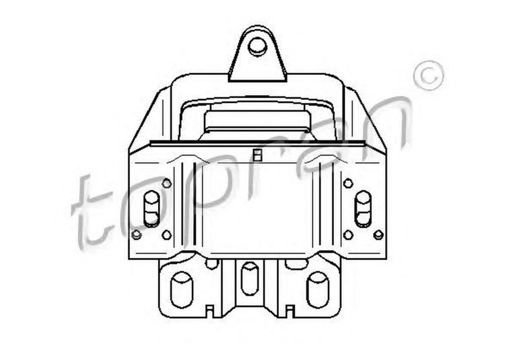 Suport cutie SKODA OCTAVIA 1U2 TOPRAN 107970