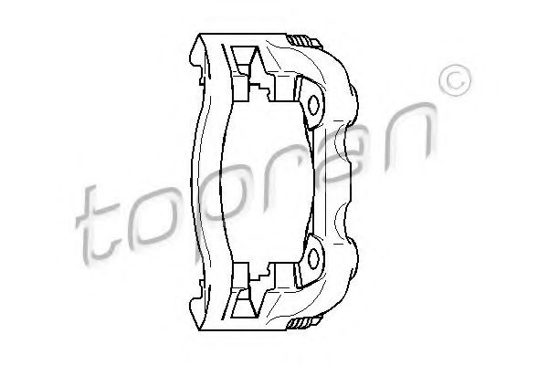 Suport etrier frana VW GOLF 3 (1H1) (1991 - 1998) 