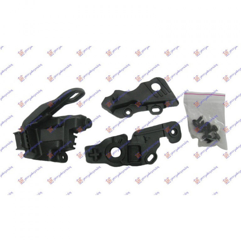 SUPORT FAR PEUGEOT 208 2012->2018 Suport far plastic set reparatie 3bucati stanga 2015-> PIESA NOUA ANI 2012 2013 2014 2015 2016 2017