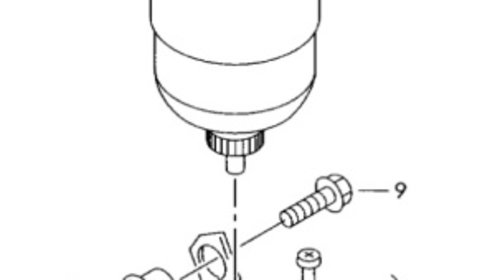 Suport filtru motorina Audi A4 B6 (8E2) 