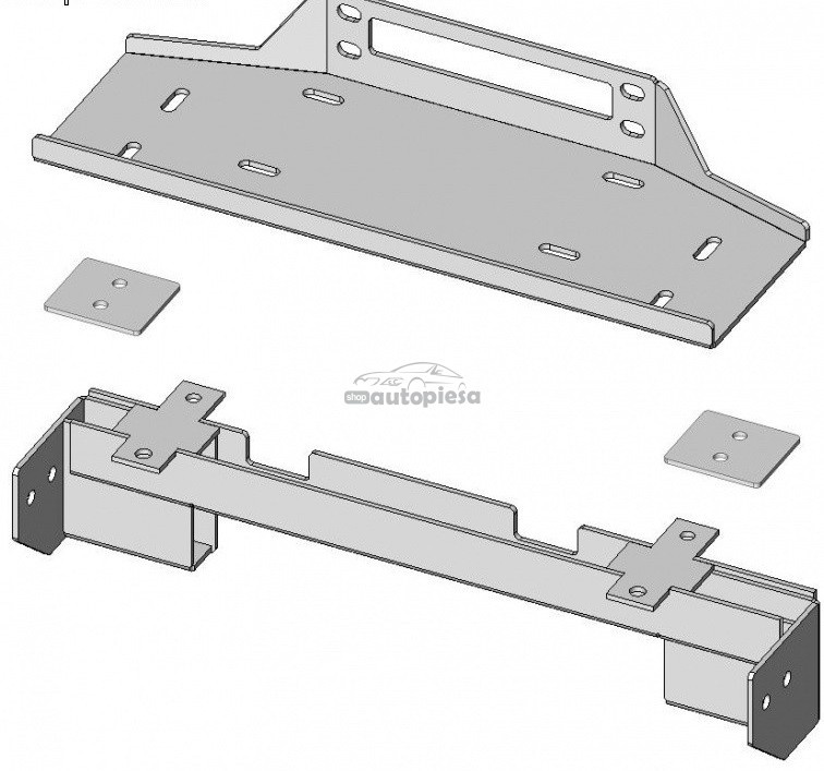 Suport fixare troliu Toyota Hilux fabricata incepand cu 2007 APS-TCSV piesa NOUA