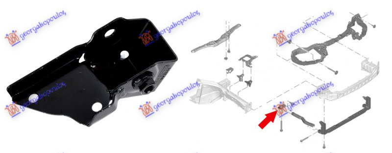 SUPORT METALIC TRAVERSA (PARTE SPATE) DR., FORD, FORD KUGA 16-20, 323104278
