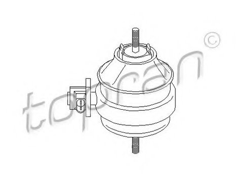 Suport motor 107 959 TOPRAN pentru Audi A6 Audi A4 Vw Passat Skoda Superb