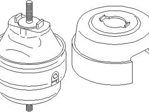 Suport motor AUDI A4 (8E2, B6), AUDI A4 Avant (8E5, B6), AUDI A4 limuzina (8EC, B7) - TOPRAN 110 127