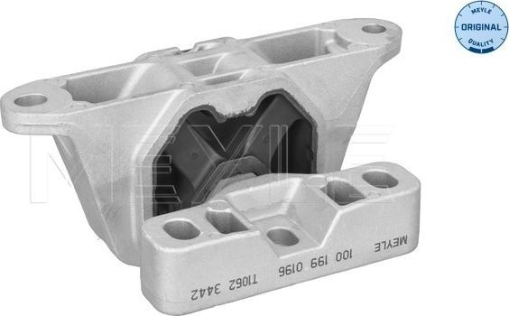 Suport motor Engine mount R hydraulic fits. SEAT MII SKODA CITIGO VW LOAD UP UP! 1.0-1.0CNG-Electric 08.11- Meyle 100 199 0196