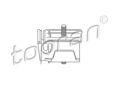 Suport motor FORD COURIER caroserie (F3L, F5L) (1991 - 1996) TOPRAN 300 926