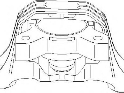 Suport motor FORD FOCUS (DAW, DBW), FORD FOCUS Clipper (DNW), FORD FOCUS limuzina (DFW) - TOPRAN 301 875