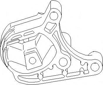 Suport motor FORD KA (RB_) - TOPRAN 301 808