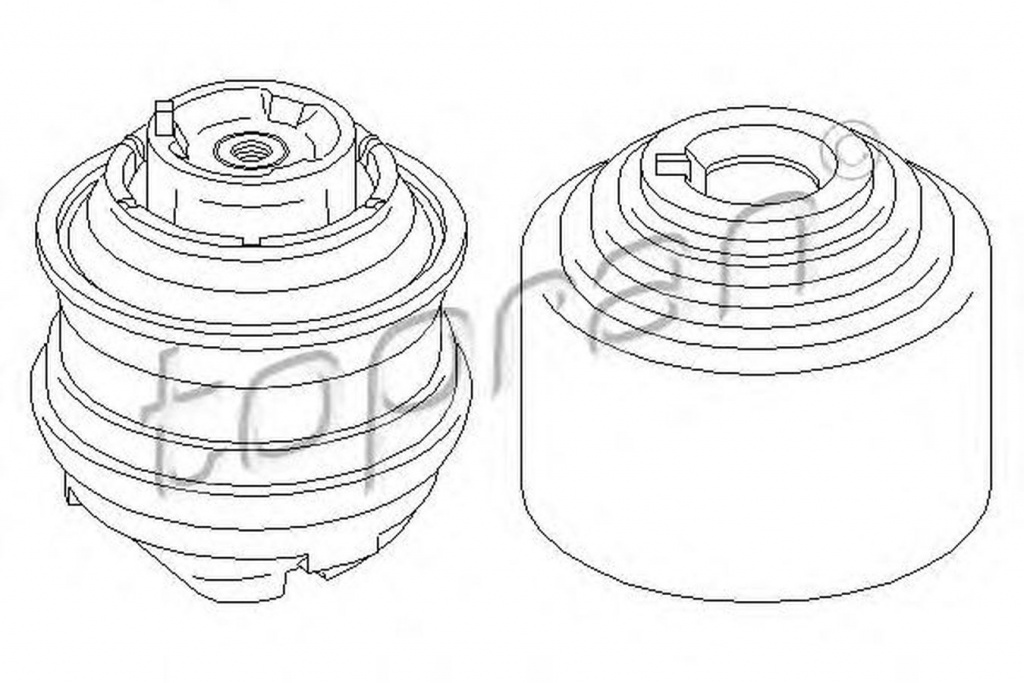 Suport motor MERCEDES-BENZ CLK C209 TOPRAN 401263