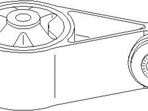 Suport motor MINI MINI (R50, R53), MINI MINI Cabriolet (R52) - TOPRAN 501 081