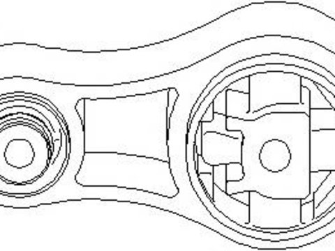 Suport motor RENAULT TRAFIC II bus (JL), RENAULT TRAFIC II Van (FL), OPEL VIVARO caroserie (F7) - TOPRAN 207 759