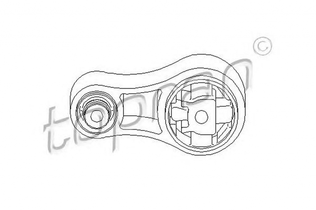 Suport motor RENAULT TRAFIC II platou sasiu EL TOPRAN 207759