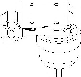 Suport motor VW SHARAN (7M8, 7M9, 7M6), FORD GALAXY (WGR), SEAT ALHAMBRA (7V8, 7V9) - TOPRAN 107 963