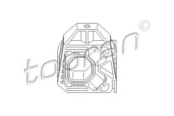 Suport radiator SKODA OCTAVIA 2 (1Z3) (2004 - 2013) TOPRAN 112 410