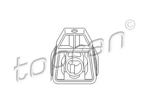 Suport radiator VW FOX (5Z1, 5Z3) (2003 - 2016) TOPRAN 112 414