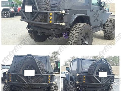 SUPORT ROATA DE REZERVA JEEP WRANGLER JK 2007-2017 [V3][MONSTER STYLE]