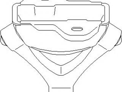 Suport, toba esapament AUDI A4 limuzina (8D2, B5), AUDI A4 Avant (8D5, B5), AUDI A4 (8E2, B6) - TOPRAN 107 223