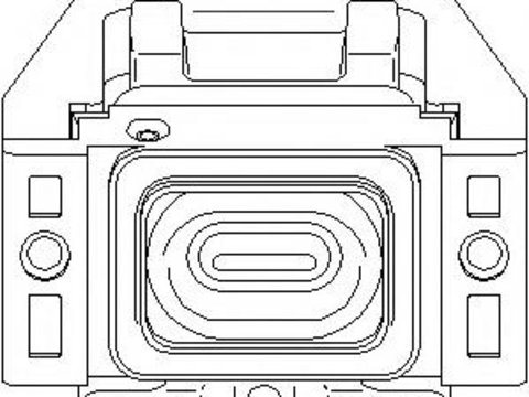 Suport, transmisie automata AUDI A3 (8L1), AUDI TT (8N3), AUDI TT Roadster (8N9) - TOPRAN 111 904