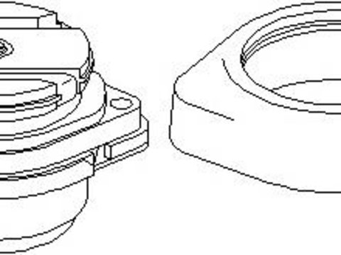 Suport, transmisie automata AUDI A4 limuzina (8D2, B5), VW PASSAT limuzina (3B2), AUDI A6 limuzina (4B2, C5) - TOPRAN 111 901