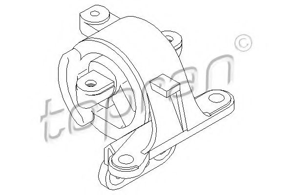 Suport, transmisie automata FORD COURIER (J3, J5) (1996 - 2016) TOPRAN 300 039 piesa NOUA