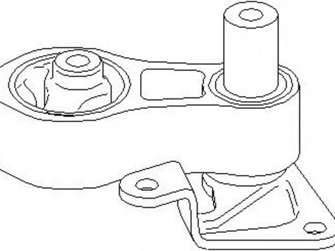 Suport, transmisie automata FORD IKON V (JH_, JD_), FORD FUSION (JU_), FORD FIESTA VI - TOPRAN 302 762