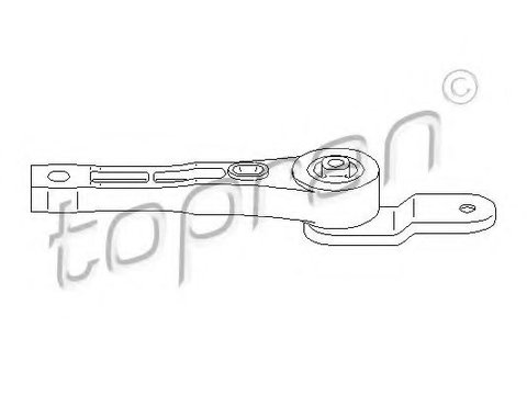 Suport, transmisie automata VW TOURAN (1T1, 1T2) (2003 - 2010) TOPRAN 110 132 piesa NOUA