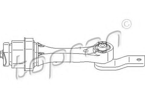 Suport transmisie manuala 108 244 TOPRAN pentru Audi A3 Skoda Octavia Vw Golf Vw Beetle Vw New Vw Novo Audi Tt Vw Bora Vw Jetta Seat Toledo Seat Leon