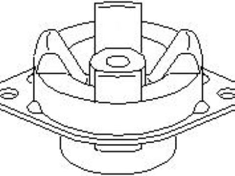 Suport, transmisie manuala AUDI 90 (8C, B4), AUDI 80 Avant (8C, B4), AUDI 500 (43, C2) - TOPRAN 103 611