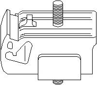 Suport, transmisie manuala FORD ESCORT Mk IV (GAF, AWF, ABFT), FORD ESCORT Mk IV combi (AWF, AVF), FORD ORION Mk II (AFF) - TOPRAN 300 167