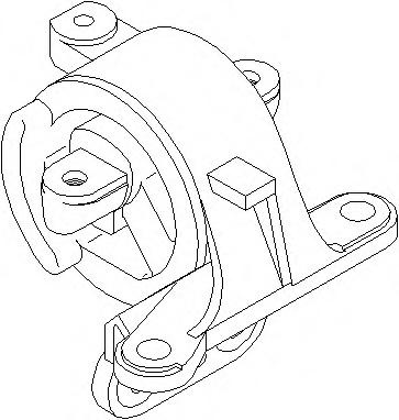 Suport, transmisie manuala FORD FIESTA Mk IV (JA_, JB_), FORD COURIER caroserie (J5_, J3_), FORD PUMA (EC_) - TOPRAN 300 039